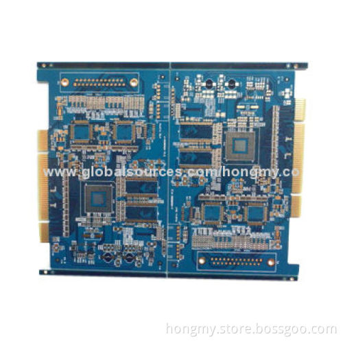 4-layer Gold Finger PCB with 0.2 to 3.2mm Board Thickness